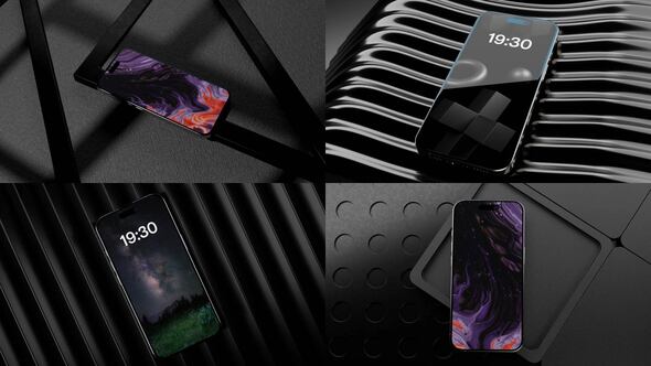 Realistic Phone Mockup Product Promo template preview