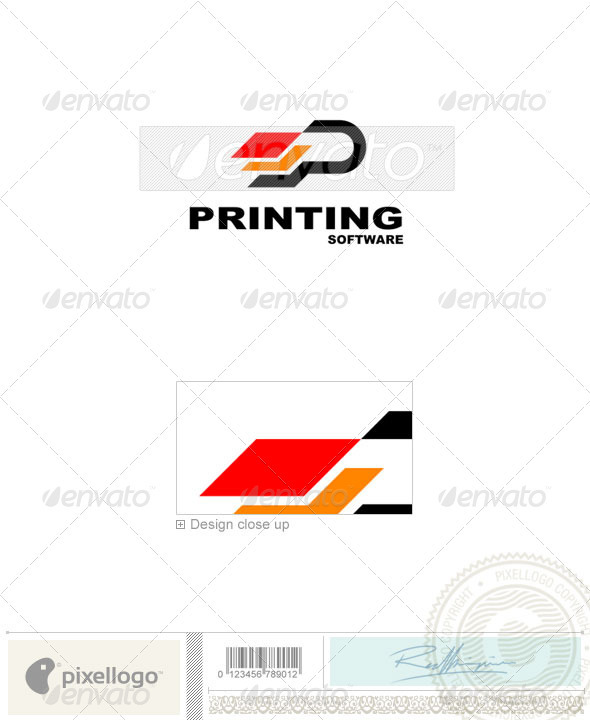Print & Design Logo - 1055 - Vector Abstract