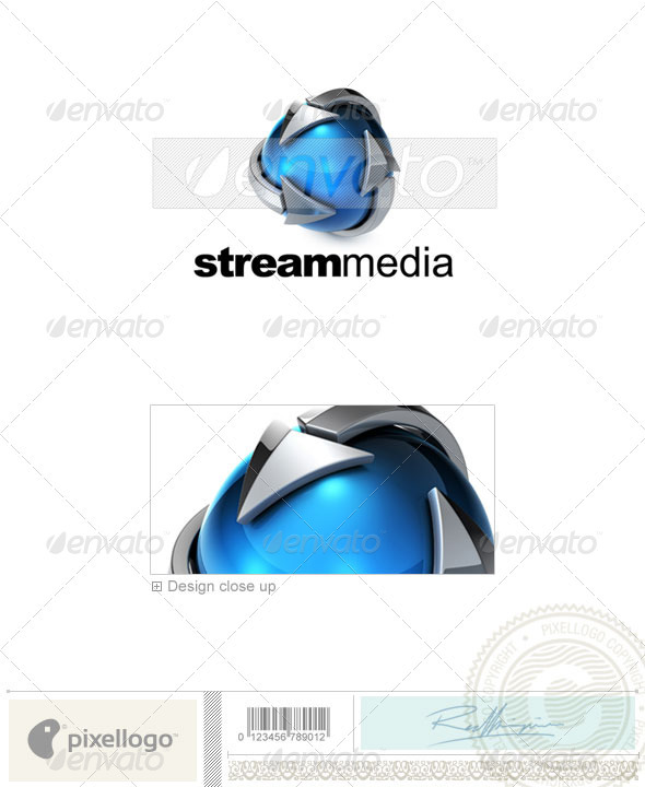Technology Logo - 3D-715 - 3d Abstract