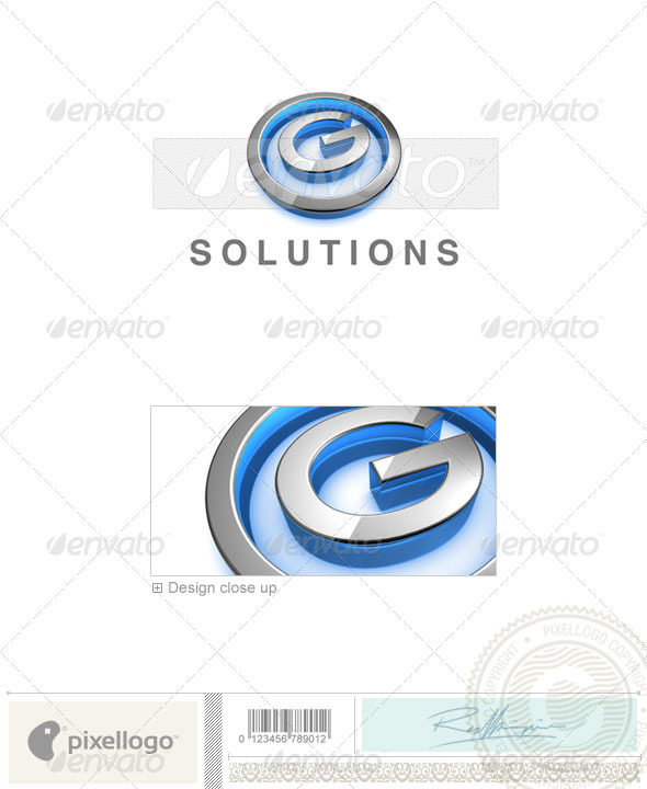 G Logo - 3D-683-G - Letters Logo Templates