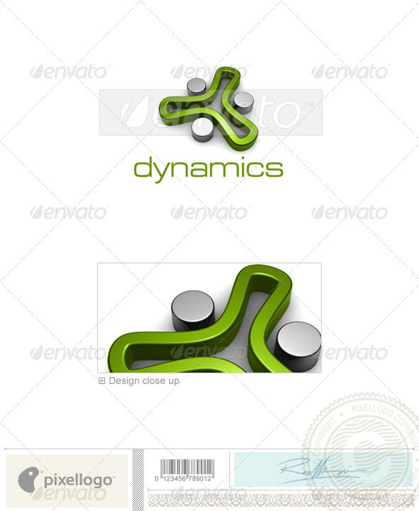 Technology Logo - 3D-562 - 3d Abstract