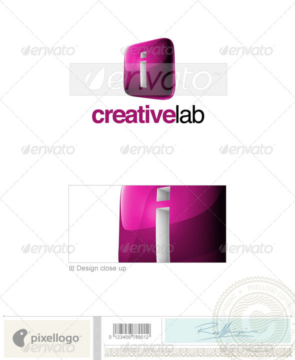 I Logo - 3D-687-I - Letters Logo Templates