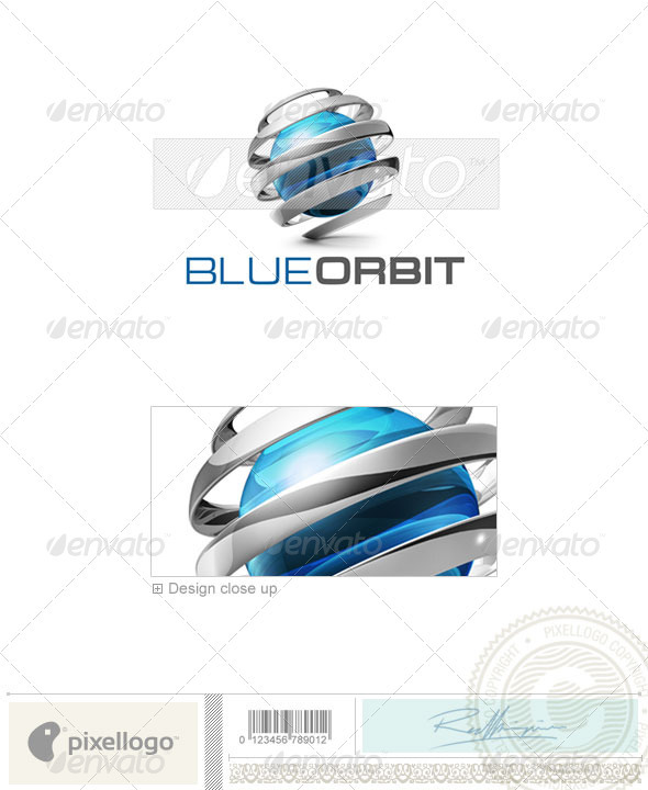 Communications Logo - 3D-596 - 3d Abstract