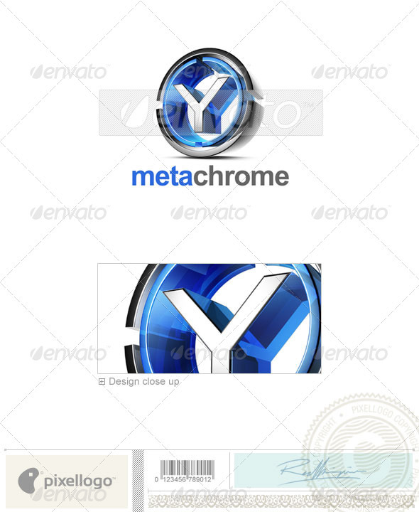 Y Logo - 3D-476-Y - Letters Logo Templates