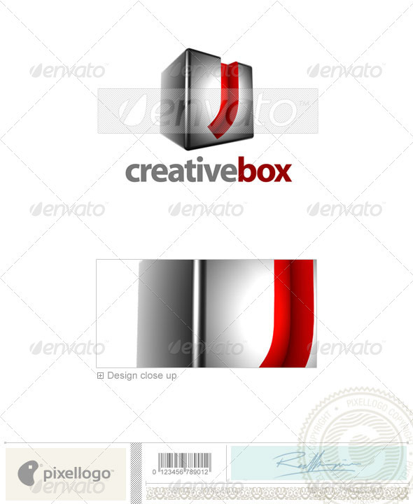 J Logo - 3D-554-J - Letters Logo Templates