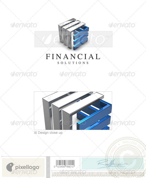 Business & Finance Logo - 3D-551 - 3d Abstract
