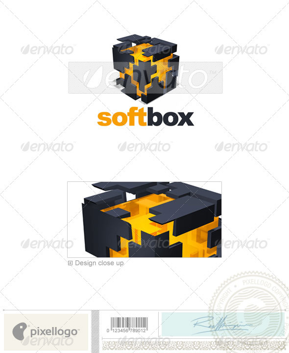 Technology Logo - 3D-710 - 3d Abstract