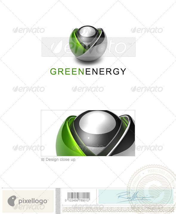 Technology Logo - 3D-593 - 3d Abstract