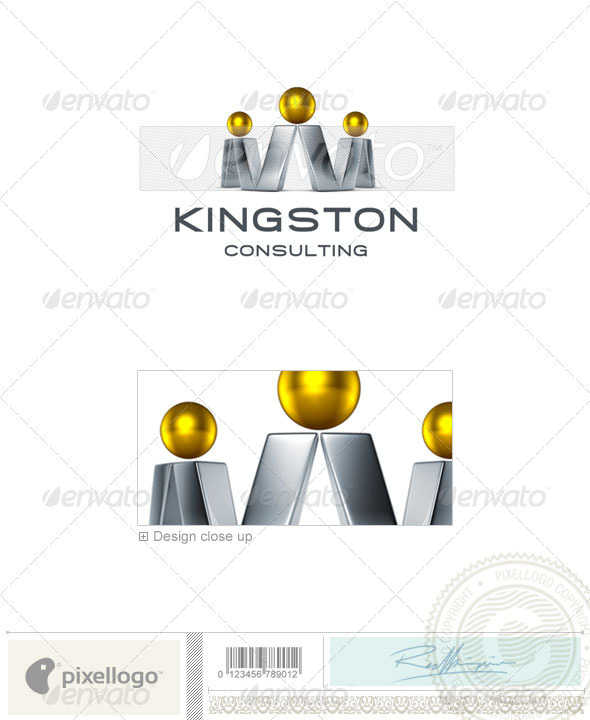 Consulting Logo - 3D-700 - 3d Abstract