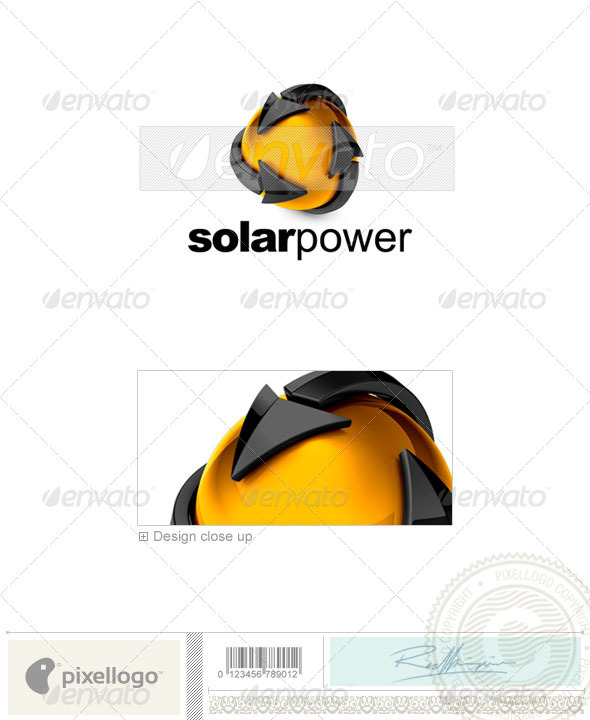 Recycling Logo - 3D-721 - 3d Abstract