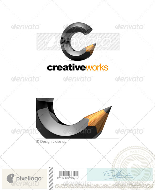 Print & Design Logo - 3D-555 - 3d Abstract