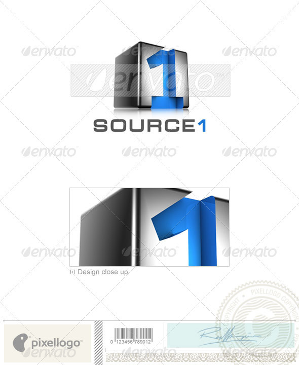 Technology Logo - 3D-521 - 3d Abstract