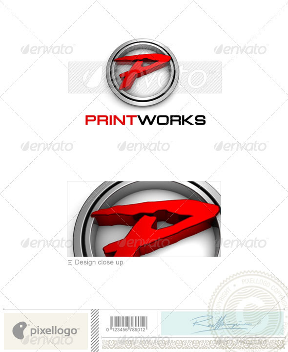 Print & Design Logo - 3D-679 - 3d Abstract