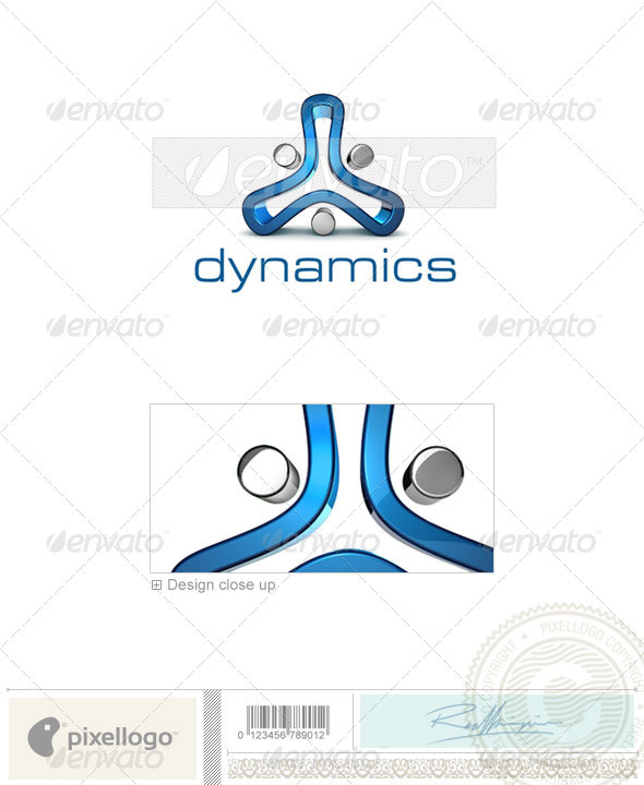 Technology Logo - 3D-682 - 3d Abstract