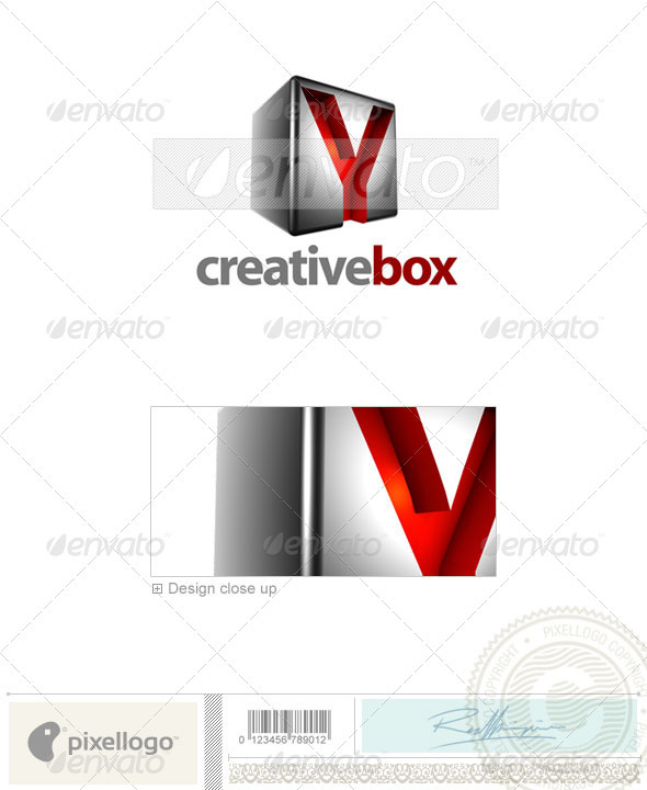 Y Logo - 3D-554-Y - Letters Logo Templates