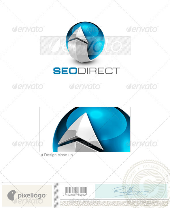 Internet Logo - 3D-719 - 3d Abstract