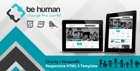 Be Human - Charity Crowdfunding & Store Theme - Charity Nonprofit
