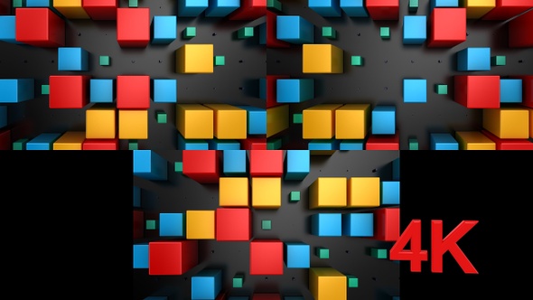 Background of Animated Cubes alt
