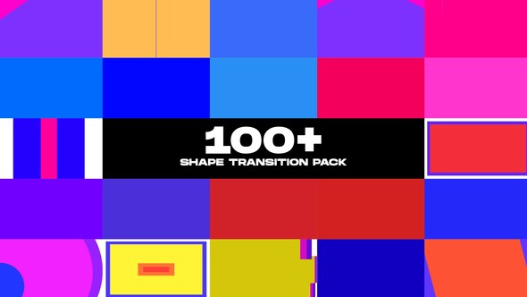 Shape Transitions Pack Elements template preview
