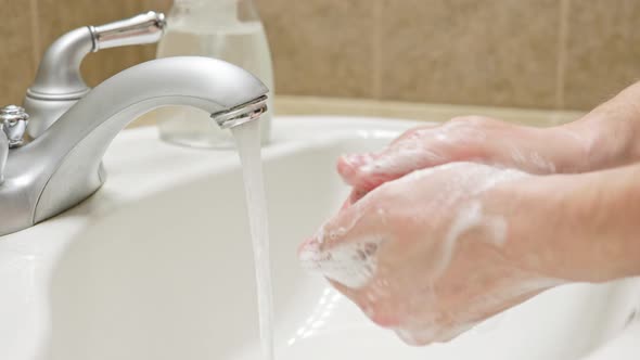 Washing hands with soap alt