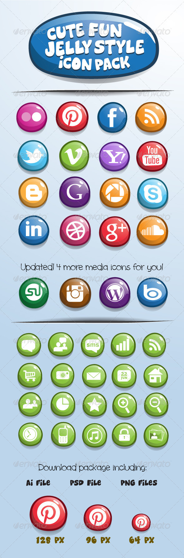 Jelly Style Icon Pack - Icons