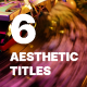 Aesthetic Titles - VideoHive Item for Sale