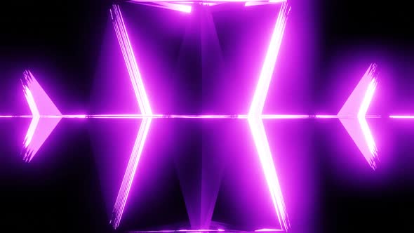 neon purple kaleidoscope