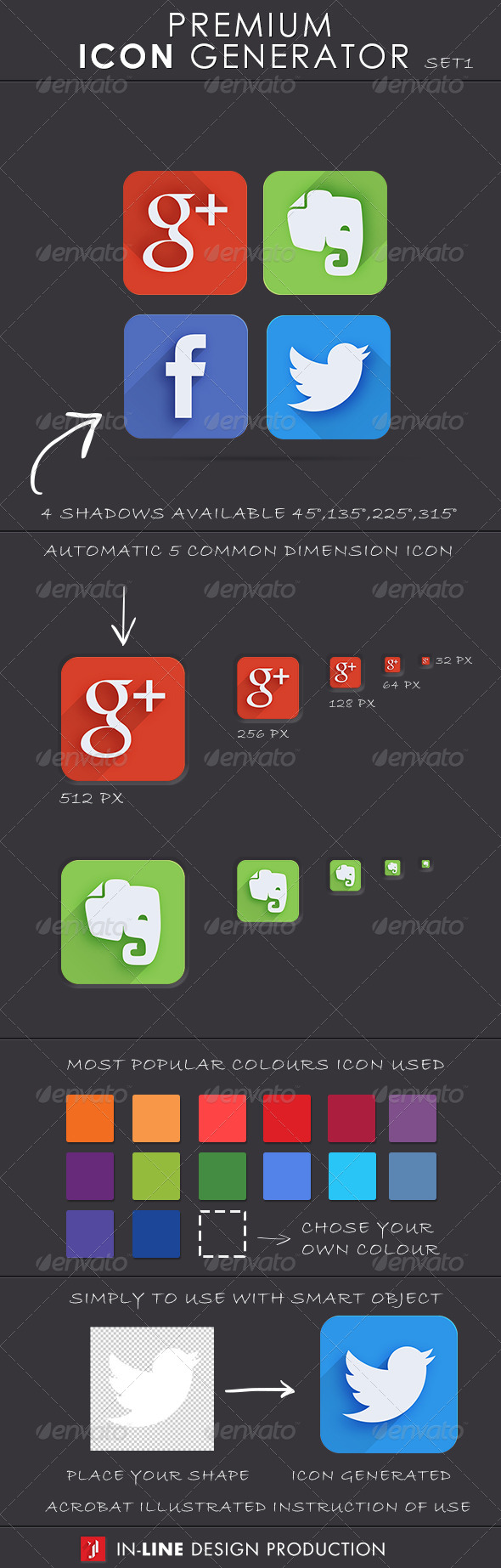 Premium Icon Generator Set.1 - Icons