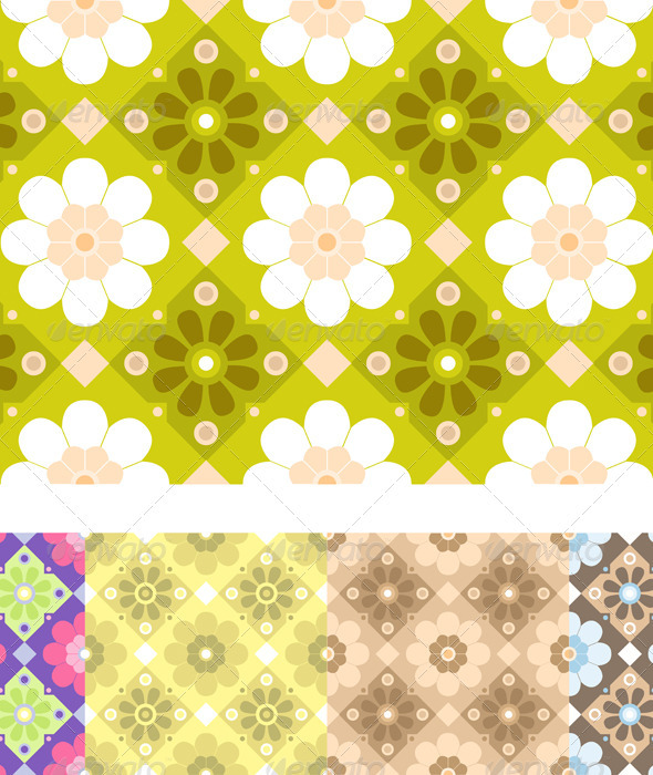 vector seamless floral pattern