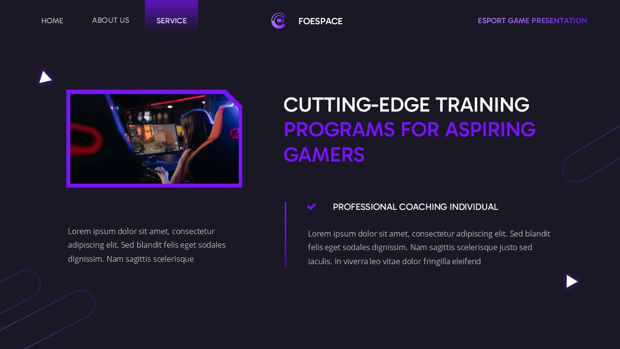 Foespace Esports Game Powerpoint Template, Presentation Templates ...
