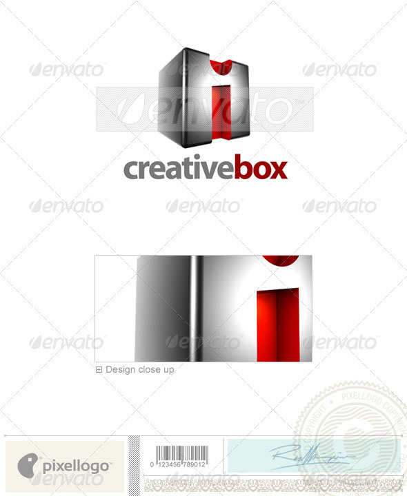 I Logo - 3D-554-I - Letters Logo Templates