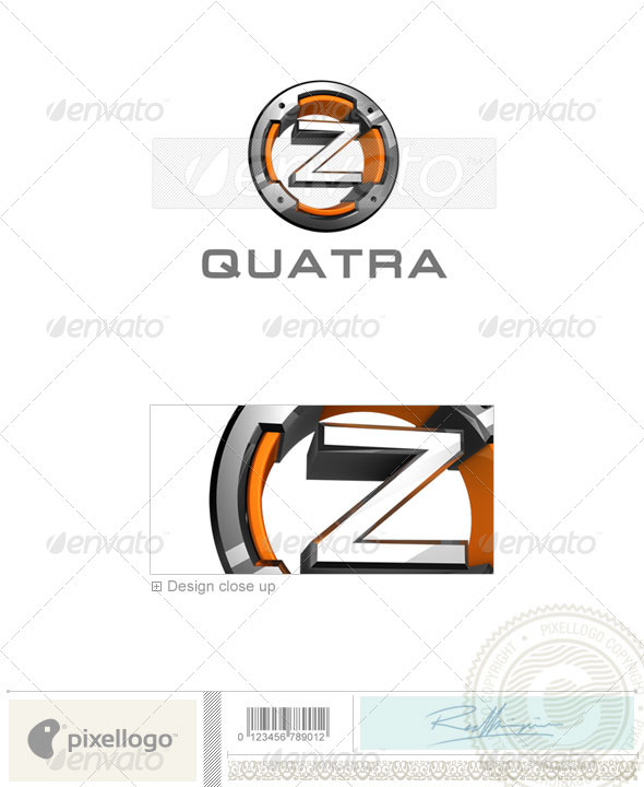 Z Logo - 3D-494-Z - Letters Logo Templates
