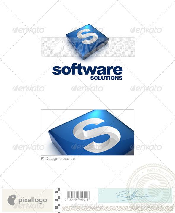 S Logo - 3D-644-S - Letters Logo Templates