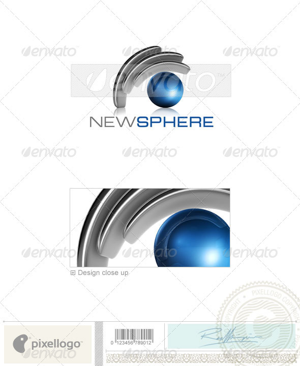 Technology Logo - 3D-541 - 3d Abstract