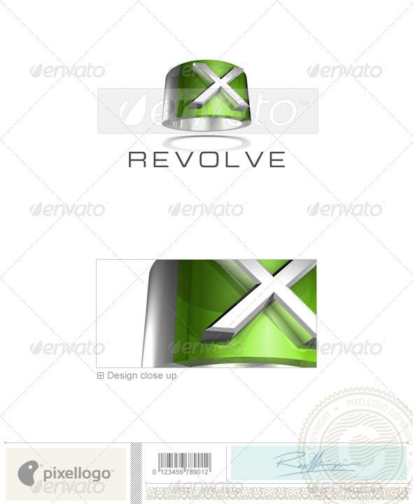 X Logo - 3D-547-X - Letters Logo Templates