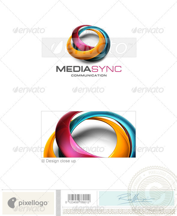 Communications Logo - 3D-539 - 3d Abstract