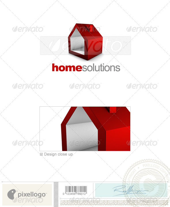 Real Estate Logo - 3D-707 - Buildings Logo Templates