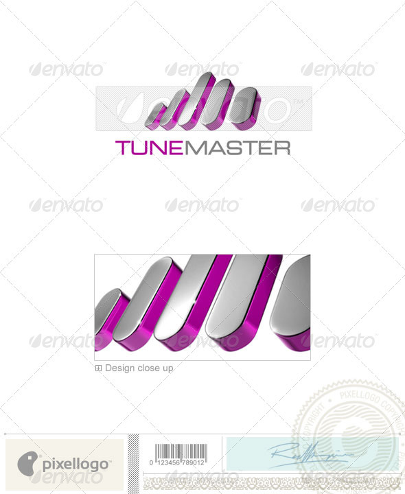 Music Logo - 3D-712 - 3d Abstract