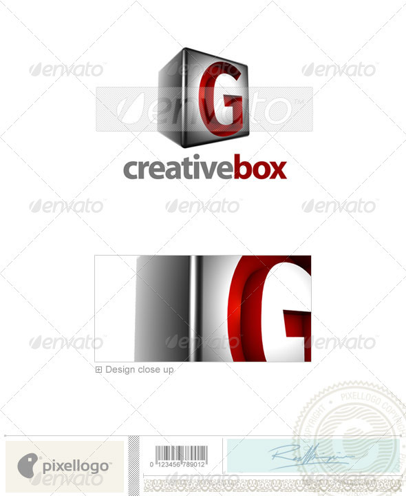 G Logo - 3D-554-G - Letters Logo Templates