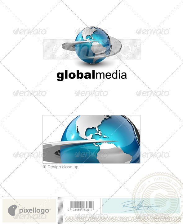 Communications Logo - 3D-557 - 3d Abstract