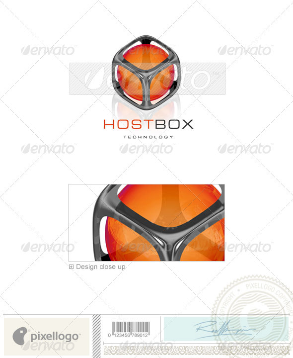 Technology Logo - 3D-83 - 3d Abstract