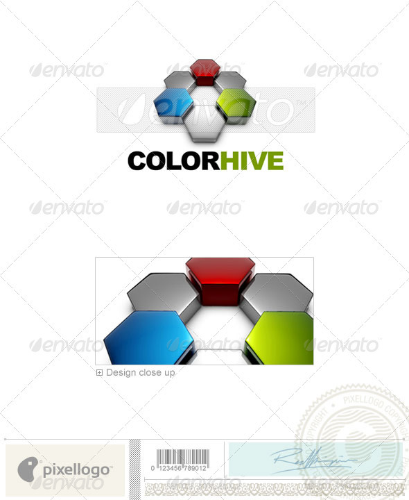 Print & Design Logo - 3D-579 - 3d Abstract