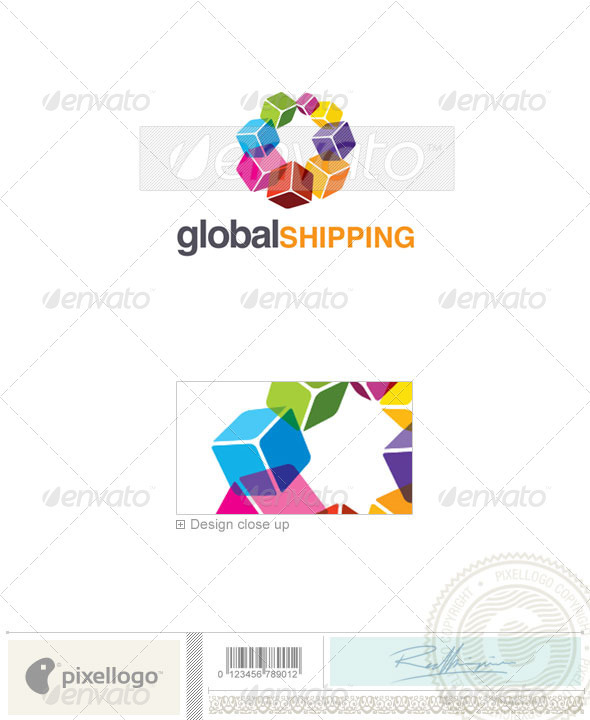 Transportation Logo - 2267 - Vector Abstract