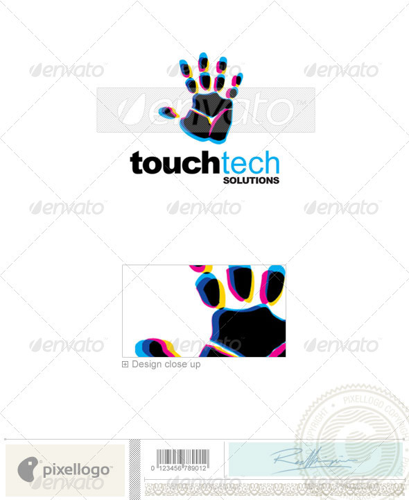 Hand Logo - 2302 - Humans Logo Templates