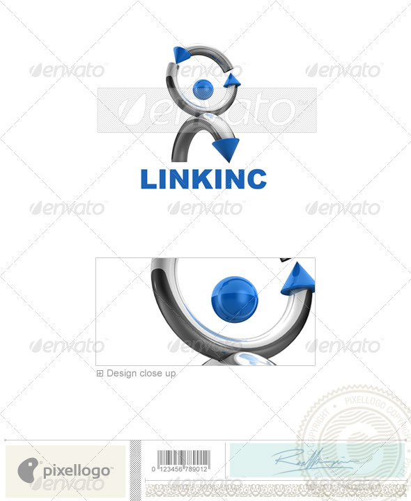 Communications Logo - 3D-570 - 3d Abstract