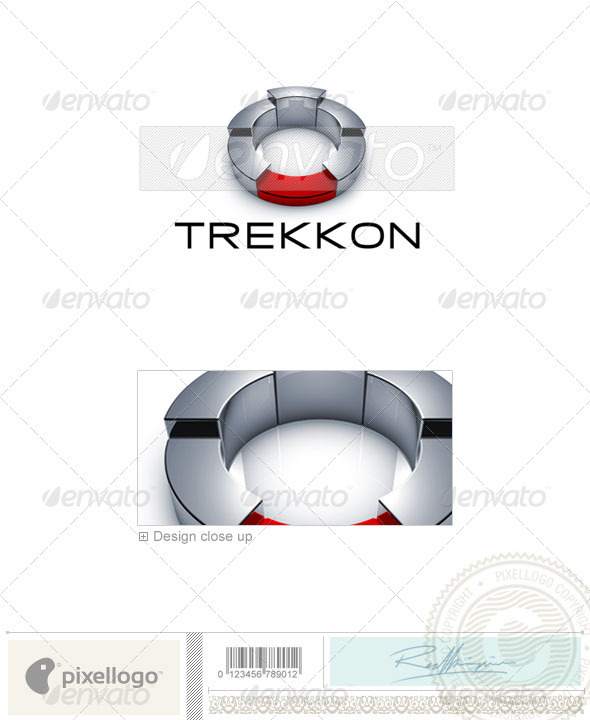 Technology Logo - 3D-674 - 3d Abstract