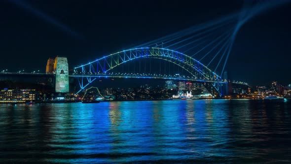 Sydney Harbour Bridge Vivid