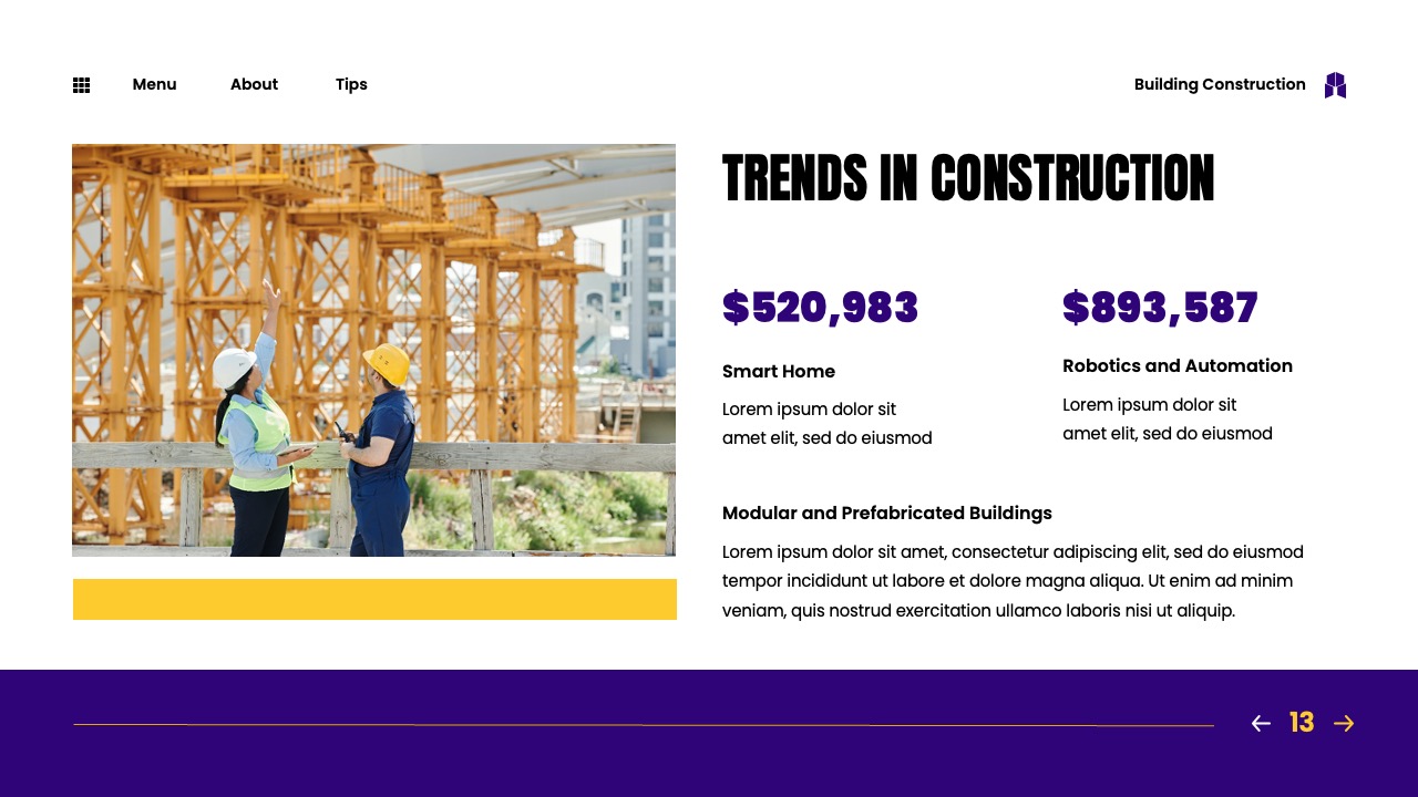 Building Construction Presentation, Presentation Templates | GraphicRiver