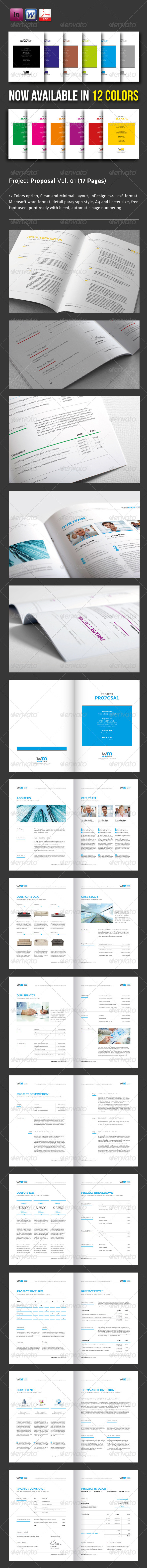 Proposal Template Vol. 01 (17 Pages) - Proposals & Invoices Stationery