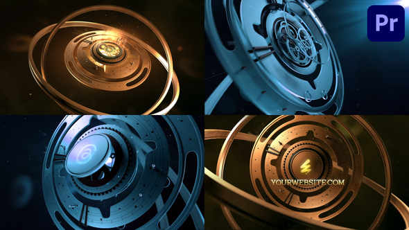 Gears Logo for Premiere Pro Premiere Pro template preview